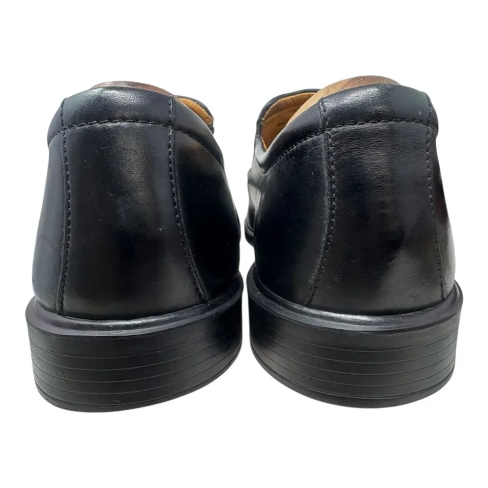 Johnston Murphy‎ Goodwin Black Leather Venetian Loafers